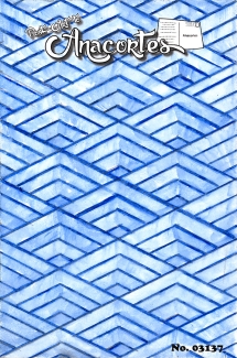 Blue Japanese Diamond Wave Pattern